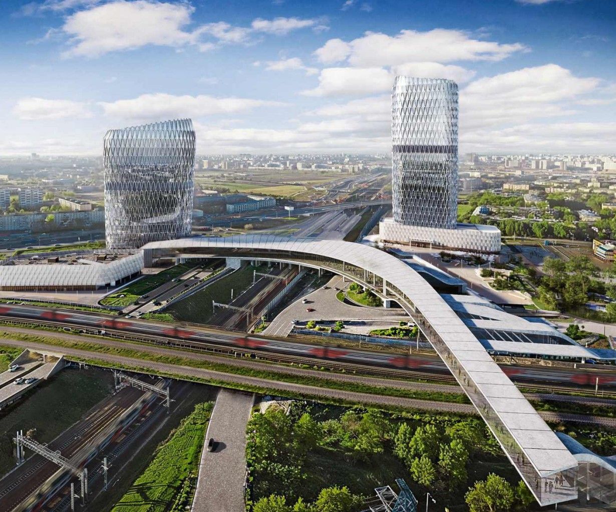 фасад дома, здание по адресу г Москва, Локомотивный пр-д, д 2